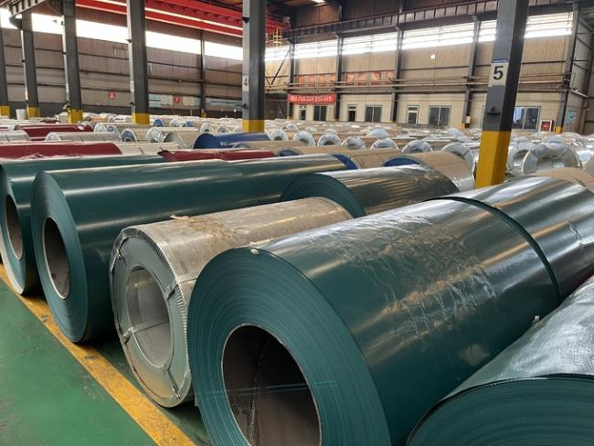SGCC SGCH DX51D PPGI Galvanized Steel Coil Hot Dipped Prepainted For Structural Steel 2