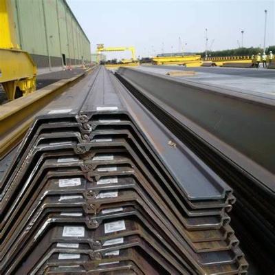 China Hot Rolled Steel Sheet Piles Az Z Type 6m 12m Carbon Steel Channel for sale