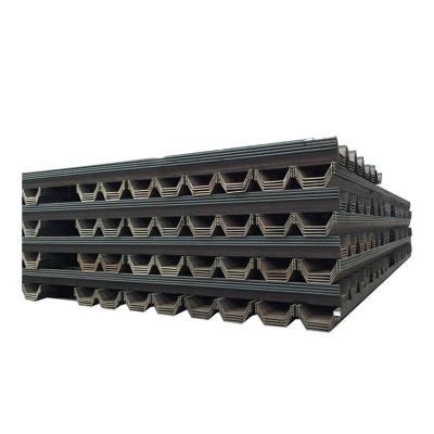 China Customized Length Steel Sheet Pile Retaining Walls For Projects for sale