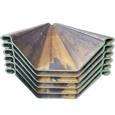 China Customzied Length Steel Sheet Piles Punching Invoicing By Actual Weight for sale