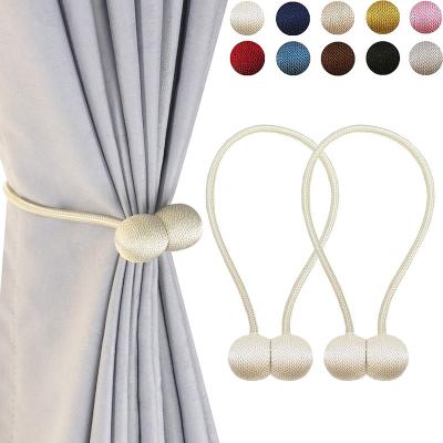 China Decorative Rope Magnetic Curtain Tiebacks Clip For Home Office for sale