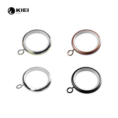 China HB  28mm Rust Resistant Curtain Rod Rings Plastic and iron Material for sale