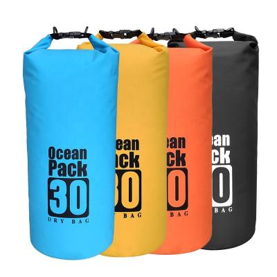 China Outdoor 500D PVC Waterproof Dry Bag With 5L 10L 15L Capacity for sale