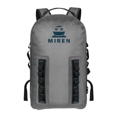 China Lightweight Waterproof Hiking Backpack TPU Material Dark Gray Color OEM ODM for sale