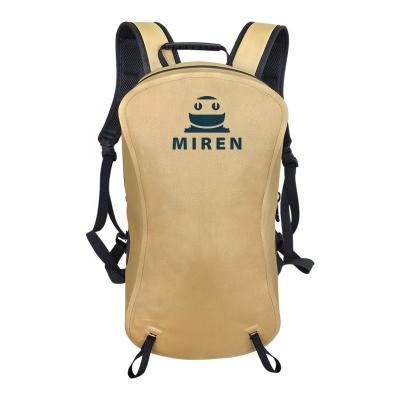 China Customized Yellow TPU Waterproof Backpack For Climbing Camping for sale