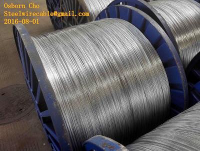 China Galvanized Steel Core Wire 3.37mm as per ASTM B 498 with  Steel Drum for sale