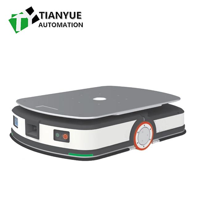 AGV Automated Guided Vehicle in industrial setting