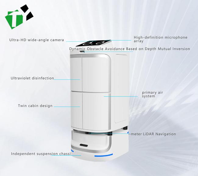 AMR robot technical specifications diagram