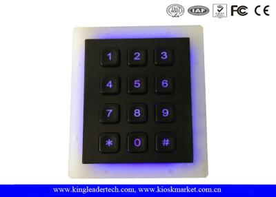 China Gas Station Backlight Keypad 12 Key In 3x4 Matrix With Multi - Language for sale