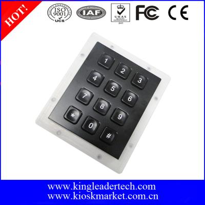 China Liquid Proof Panel Mount Keyboard Numerical Keypad For Security Door for sale