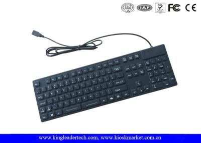 China Customisable USB medical grade keyboard Silicone with Numeric section for sale