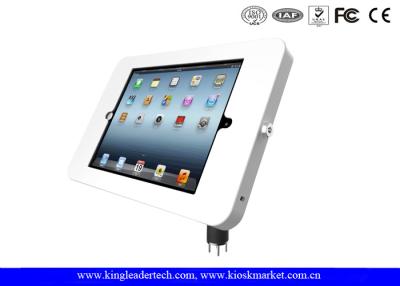 China Opgezette Desktop iPad/de tribune van de tabletkiosk met Hals van de Metaal de Materiële Flexibele Gans Te koop