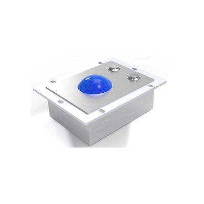China Ratón con bola de seguimiento industrial para montaje en panel Interfaz USB PS2 Rugged Trackball en venta