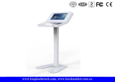 China Customized Simple Information Kiosk Touch Screen With Rugged Metal Keyboard for sale