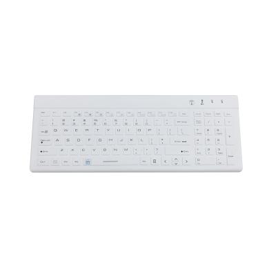 China Anti Virus Bluetooth Wireless Silicone Medical Keyboard With 12 Function Keys Numeric Keypad for sale