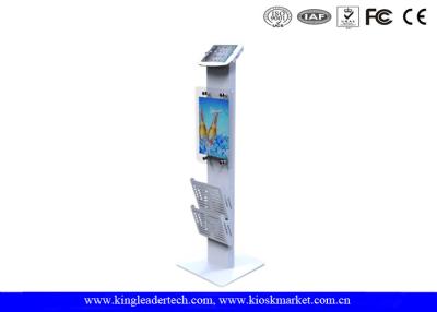 China Mini Secure Ipad Kiosk Stand Lockable , Ipad Display Stand Leaflet Rack for sale