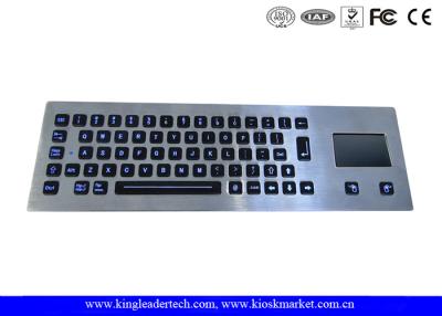中国 65 の LED の個々 Lit のキーのちり止めの照らされた金属のキーボードの銀 販売のため