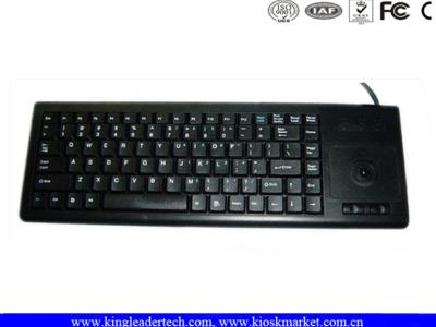 China Compact Plastic Industrial Computer Keyboard IP65 With Function Keys And Trackball for sale