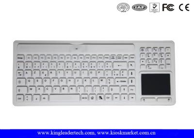 China Prenda impermeable inalámbrica adaptable del teclado del silicón del logotipo con el panel táctil/Numpad en venta