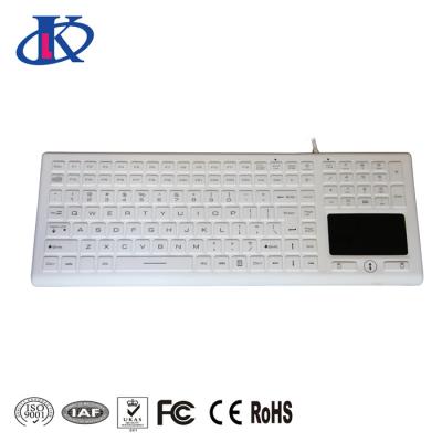 中国 24のファンクション キーおよび数字キーパッドを含む122のキーのIP68防水キーボード 販売のため