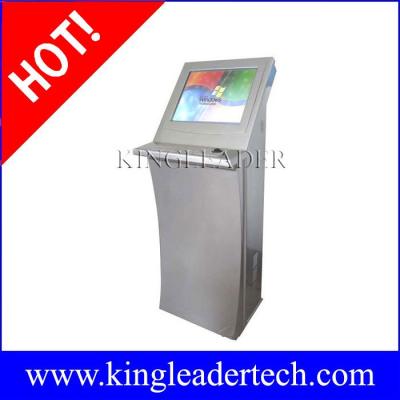 China Check-in kiosk with brand SAW touchscreen and LCD custom kiosk design TSK8004 for sale