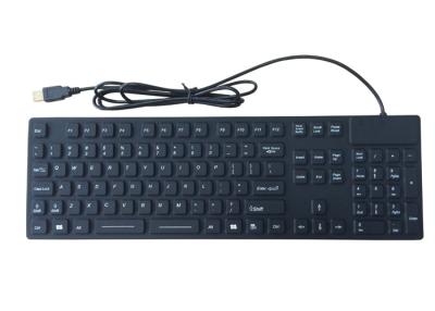 China IP68 USB PS2 Interface 100mA Waterproof Keyboard 105 Keys for sale