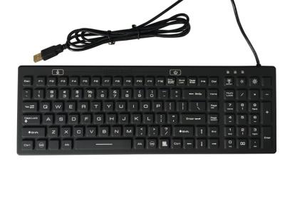 China 106 Keys Waterproof Medical Keyboard With ON OFF Backlit for sale