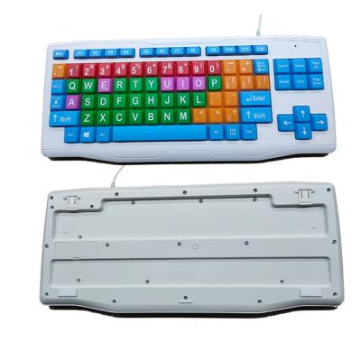 Китай Клавиатура цвета детей с сверхразмерными ключами для детей под школьным возрастом K-700 продается
