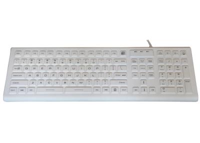 China Optional Backlight 100mA Waterproof Silicone Keyboard IP68 PS2 USB for sale