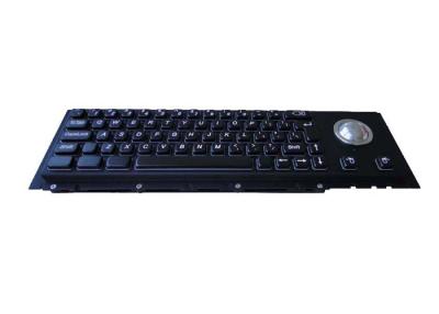 China SUS304 IP65 Industrial Keyboard With Trackball 20mA Wired Panel Mount for sale