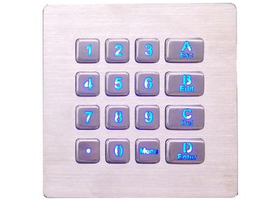 China Customized Industrial Numeric Keypad Rugged Waterproof Panel Mount for sale
