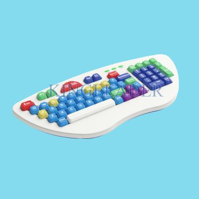 China Customized computer keyboard designed especially for children color keyboard K-900 for sale