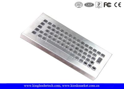 China 65 Keys Industrial Desktop Keyboard Stainless Steel With IP65 To IP68 for sale