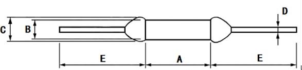 UMI TAM Thermal Cutoff V4F 250V 2A 127C thermal fuse link 0