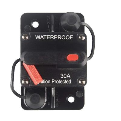 China 30 Amp High Current Circuit Breakers E99 48V With Manual Reset Switch for sale