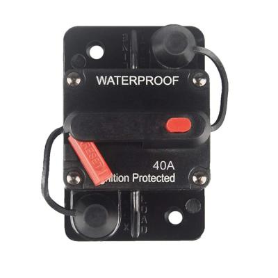 China 40A Waterproof Automotive Circuit Breakers Hi Amp 48V DC Circuit Breaker for sale