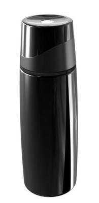 China Black Vacuum Alkaline Water Flask 7cm D With 500L Filter Life for sale