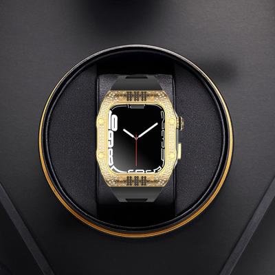 Chine Casque de montre en fibre de carbone carré de 45 mm avec caractéristiques résistantes aux rayures à vendre