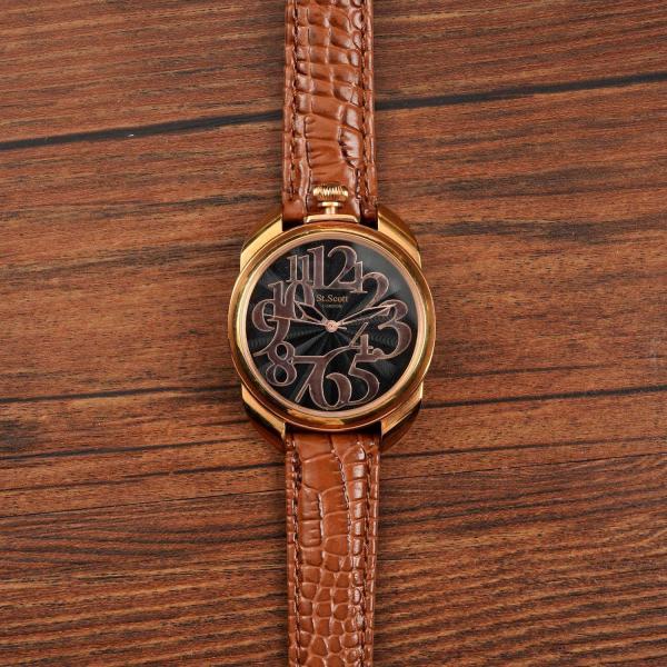 Quality Sophisticated Quartz Leather Watch Water Resistant 23cm Band Length for sale