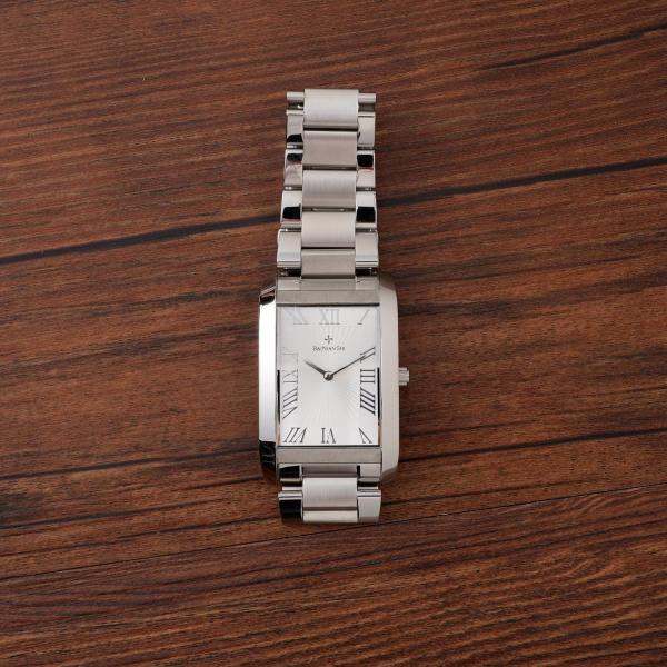 Quality 44mm Diameter Men'S Quartz Watch Custom With Stainless Steel Band for sale