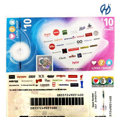 China Rainbow Paper Anti Counterfeiting Label Currency Value Custom Security Label for sale
