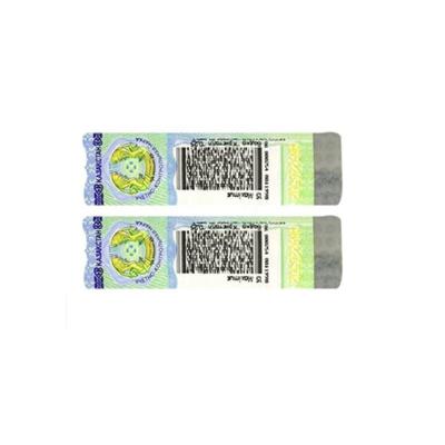 China Custom Printing Self Adhesive Label Double Layer Anti Counterfeiting Label for sale