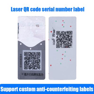 China Custom Holographic Security Stickers Offset Printed Permanent Adhesive Glossy/Matt Finish for sale