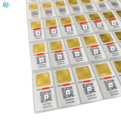 China Custom Security Stickers Custom Label Stickers with Barcode Full Color Logo Removable Adhesive for sale
