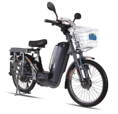 China 60V Battery Power Adult Electric Bike ,  Electric Powered Bicycle With Open Rear Rack for sale