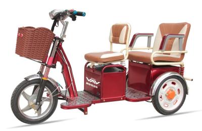 China Dois passageiros motorizaram triciclos elétricos, três roda Trike elétrico à venda