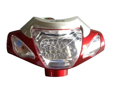 China Electric Bicycle Parts Plastic Brightest  Bicycle Front Light With LED Lamp for sale
