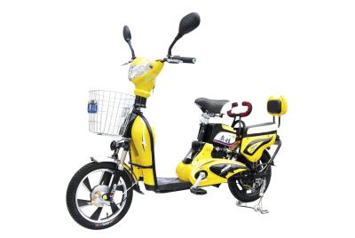China 350W 6 T Adult Electric Bike with Pedals / Intelligent Electric Powered Bicycle for sale