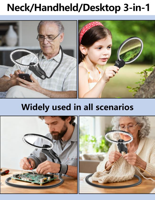 Round Lens Magnifier specifications and features