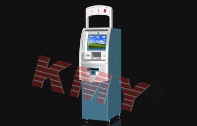 Chine Écran tactile debout de kiosque de paiement de Bill d'Internet de plancher bleu pour la banque à vendre